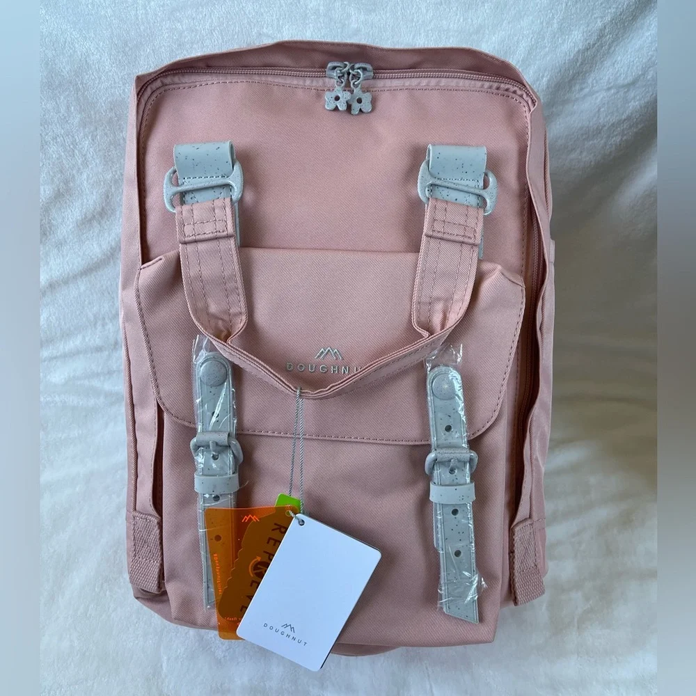 Doughnut Macaroon Monet Pink x Stone Backpack New with Tags